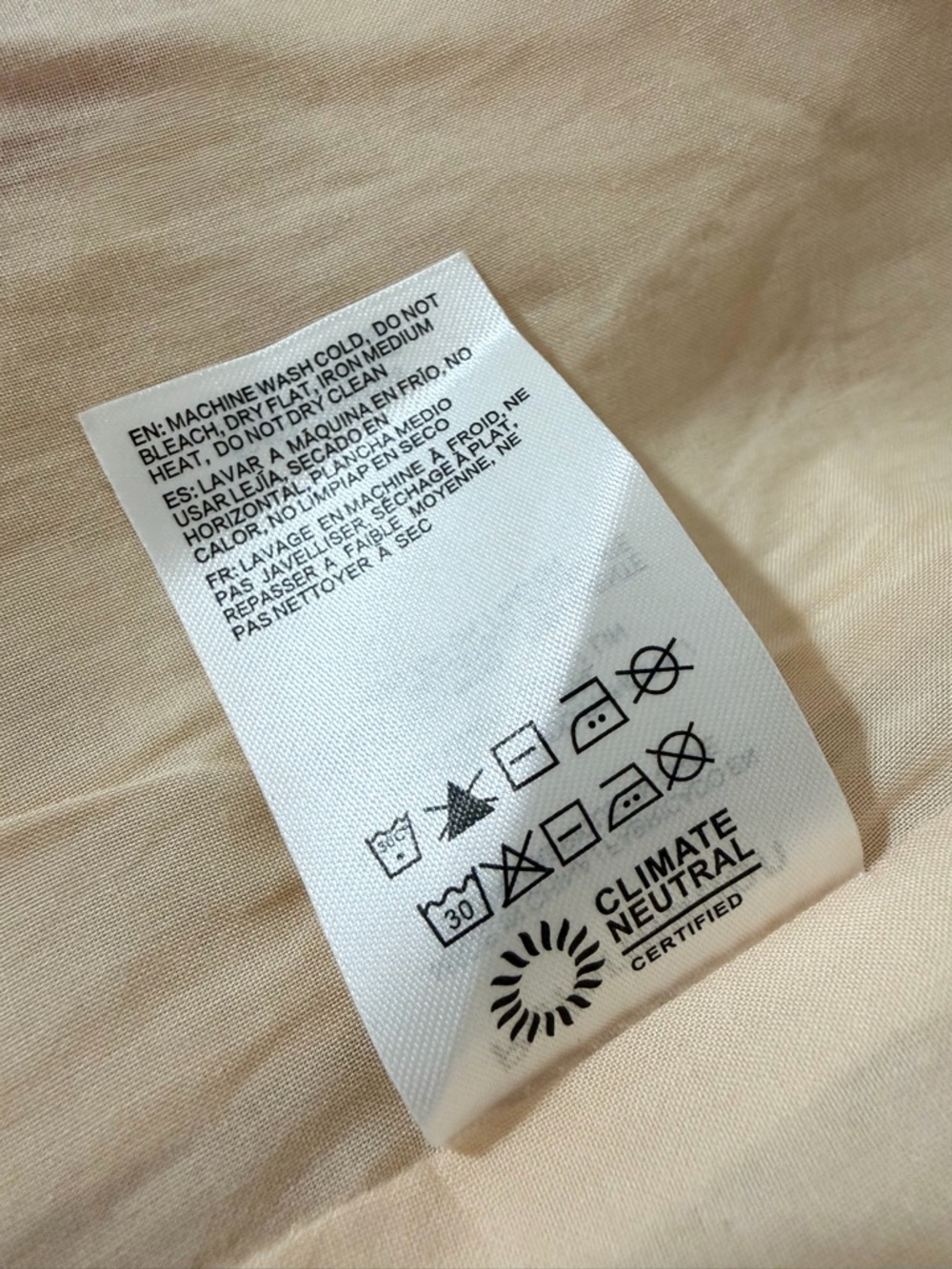 Reformation Colette Linen Dress Parmesan Yellow Size 0 - Picture 12 of 12